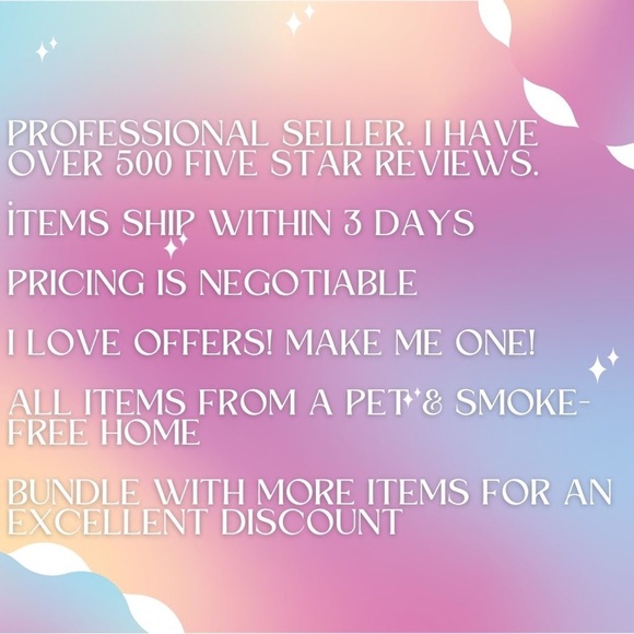 Always Open To Reasonable Offers! Don't Be Shy, Lovies! - Picture 2 of 3